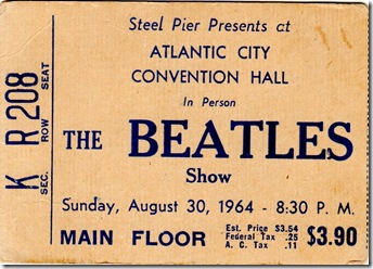 Beatles Ticket